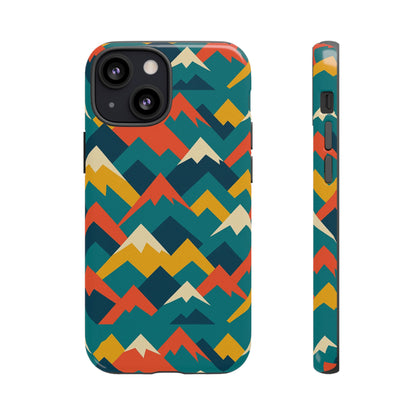 Vibrant Mountain Pattern 3D Wrap Protective Phone Case Stylish Accessory for Men and Women Compatible with iPhone 13, 14, 15 & 16 – All Models Including Pro, Pro Max & Plus