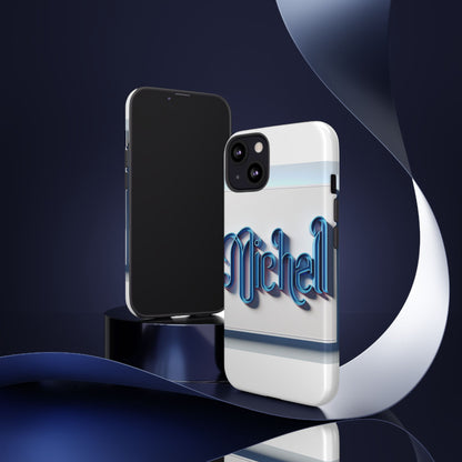 Vibrant 3D Glossy Phone Case in Retro Blue Design Stylish Protection Accessory Compatible with iPhone 13, 14, 15 & 16 – all models including Pro, Pro Max & Plus