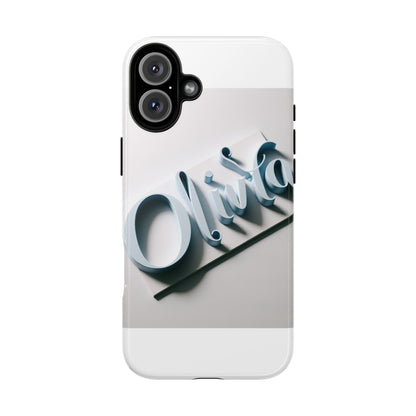 Vibrant 3D Blue Name Phone Case for Stylish Protection – Unique Accessory for Self-Expression Compatible with iPhone 13, 14, 15 & 16 – all models including Pro, Pro Max & Plus