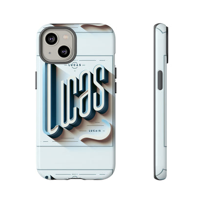 Lucas Blue Phone Case with 3D Wrap Design for Smartphones Compatible with iPhone and Android Devices Shockproof Protective Cover for Anime and Comic Fans