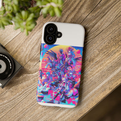Zero Npc Energy Vibrant 3D Protective Phone Case for Anime Lovers
