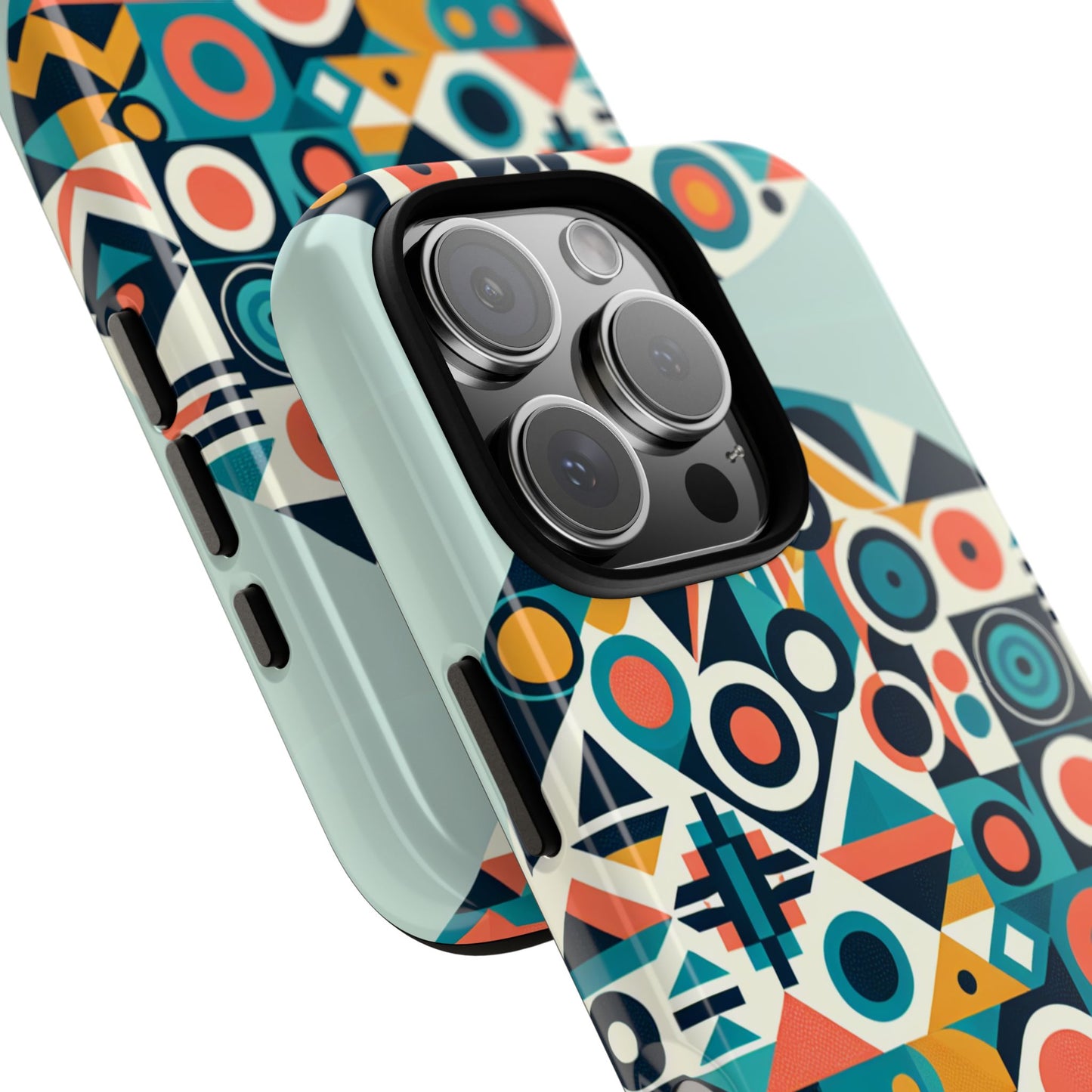 pattern image vibrant 3d anime comic phone case for men women