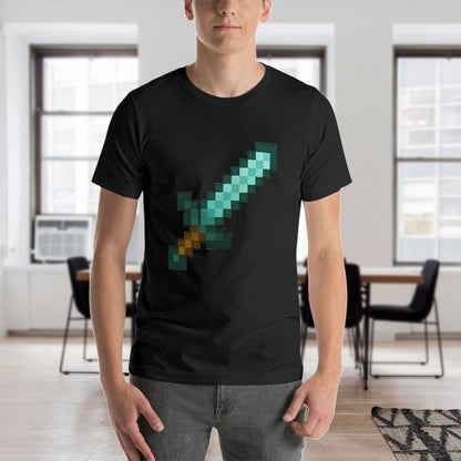 2025 New 150g Men's Short Sleeve T-Shirt for Fitness, Casual Wear, and Travel - Breathable Cotton, Double-Sided Printed Design, Comfortable Fit