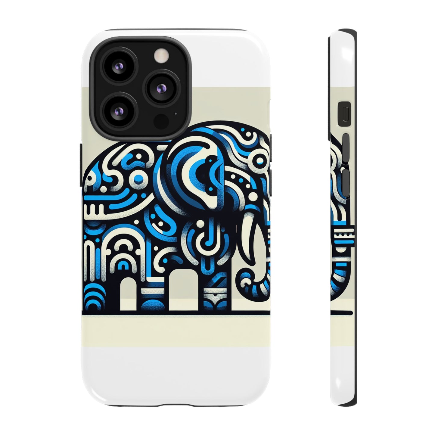 vibrant 3d elephant design protective phone case for stylish protection compatible with iphone 13, 14, 15 & 16 – all models including pro, pro max & plus