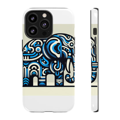 Vibrant 3D Elephant Design Protective Phone Case for Stylish Protection Compatible with iPhone 13, 14, 15 & 16 – all models including Pro, Pro Max & Plus