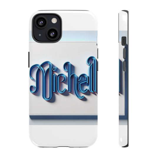 Vibrant 3D Glossy Phone Case in Retro Blue Design Stylish Protection Accessory Compatible with iPhone 13, 14, 15 & 16 – all models including Pro, Pro Max & Plus