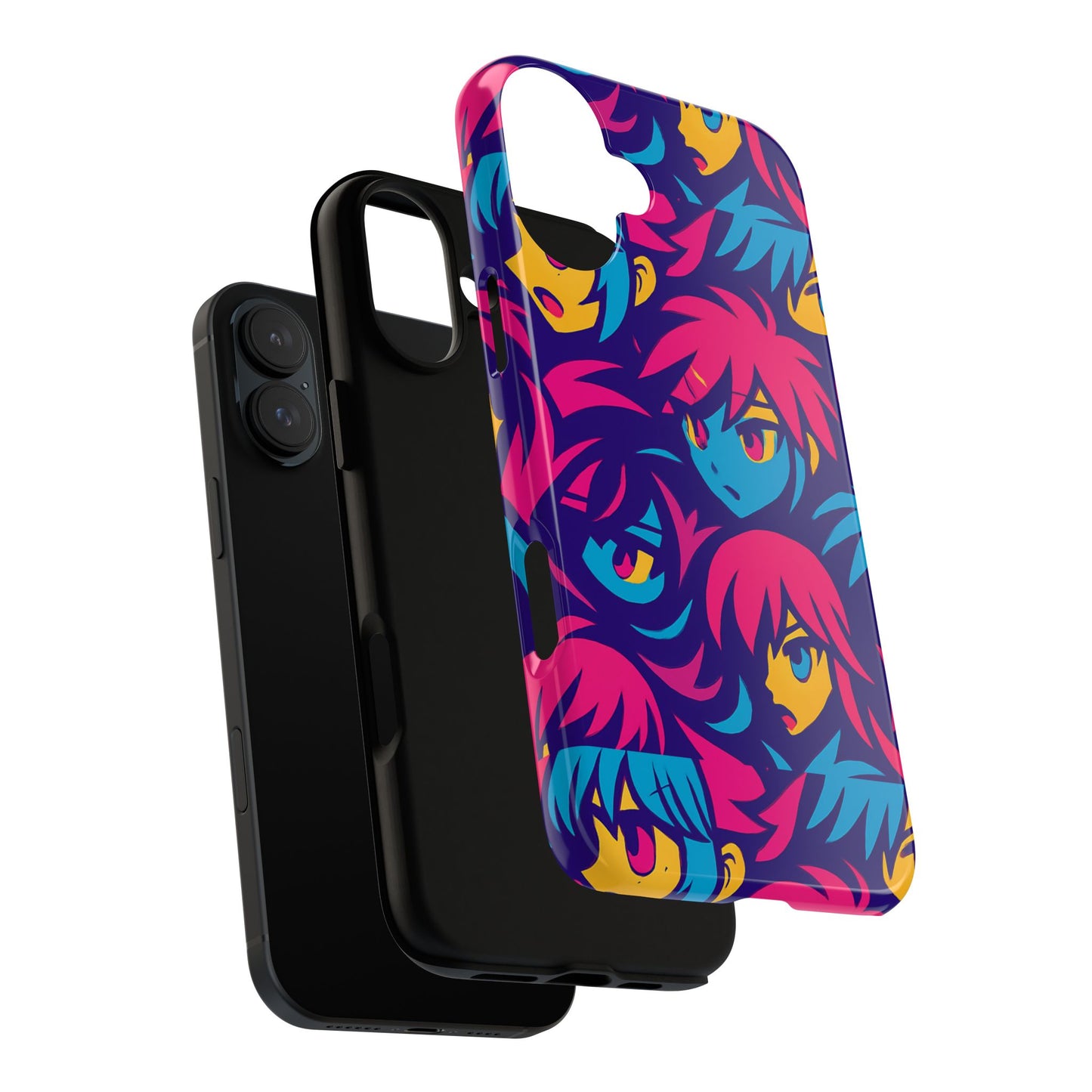 vibrant 3d anime phone case with retro design for stylish protection – unique accessory for self-expression compatible with iphone 13, 14, 15 & 16 – all models including pro, pro max & plus