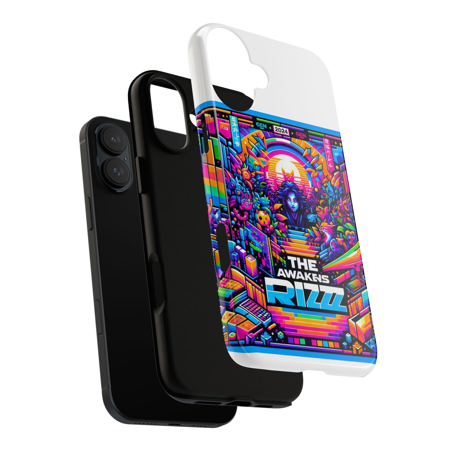 the rizz awakens 3d wrap protective phone case for anime and comic lovers