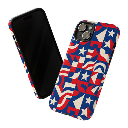 Vibrant Geometric 3D Wrap Protective Phone Case in Multicolour Design for Stylish Protection - Ideal for Men and Women, Compatible with iPhone 13, 14, 15 & 16 – all models including Pro, Pro Max & Plus