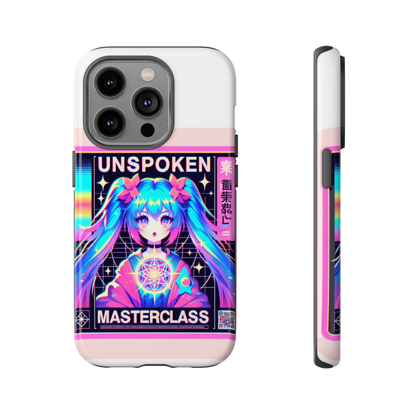 unspoken riz masterclass protective phone case, 3d wrap design, durable shock absorption, uv protected, ideal gift for anime and comic fans, glossy or matte finish