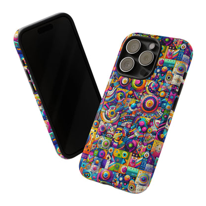Pattern Image 3 Vibrant Shockproof Phone Case for Anime and Comic Fans - Stylish Protection and Colourful Art Finish – Compatible with iPhone 13, 14, 15 & 16 – all models including Pro, Pro Max & Plus