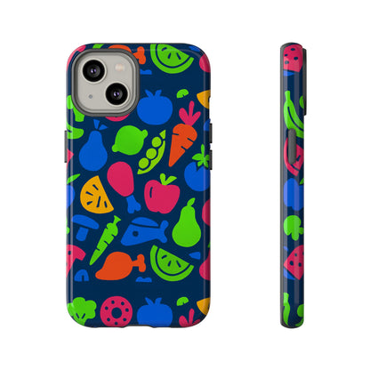 Vibrant 3D Fruit Pattern Protective Phone Case with Glossy Finish for Stylish Protection, Compatible with iPhone 13, 14, 15 & 16 – all models including Pro, Pro Max & Plus
