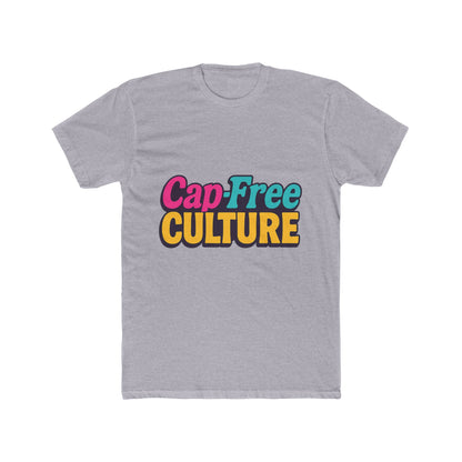 Cap-Free Culture Multicolor Unisex T-Shirt – Vibrant Alphabet Graphic Tee for Casual Wear, Comfortable All-Day Fit
