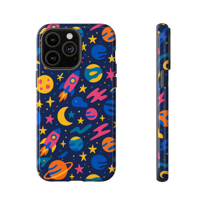 Vibrant 3D Space Theme Protective Phone Case for Trendsetters and Creatives Stylish Protection Compatible with iPhone 13, 14, 15 & 16 – all models including Pro, Pro Max & Plus