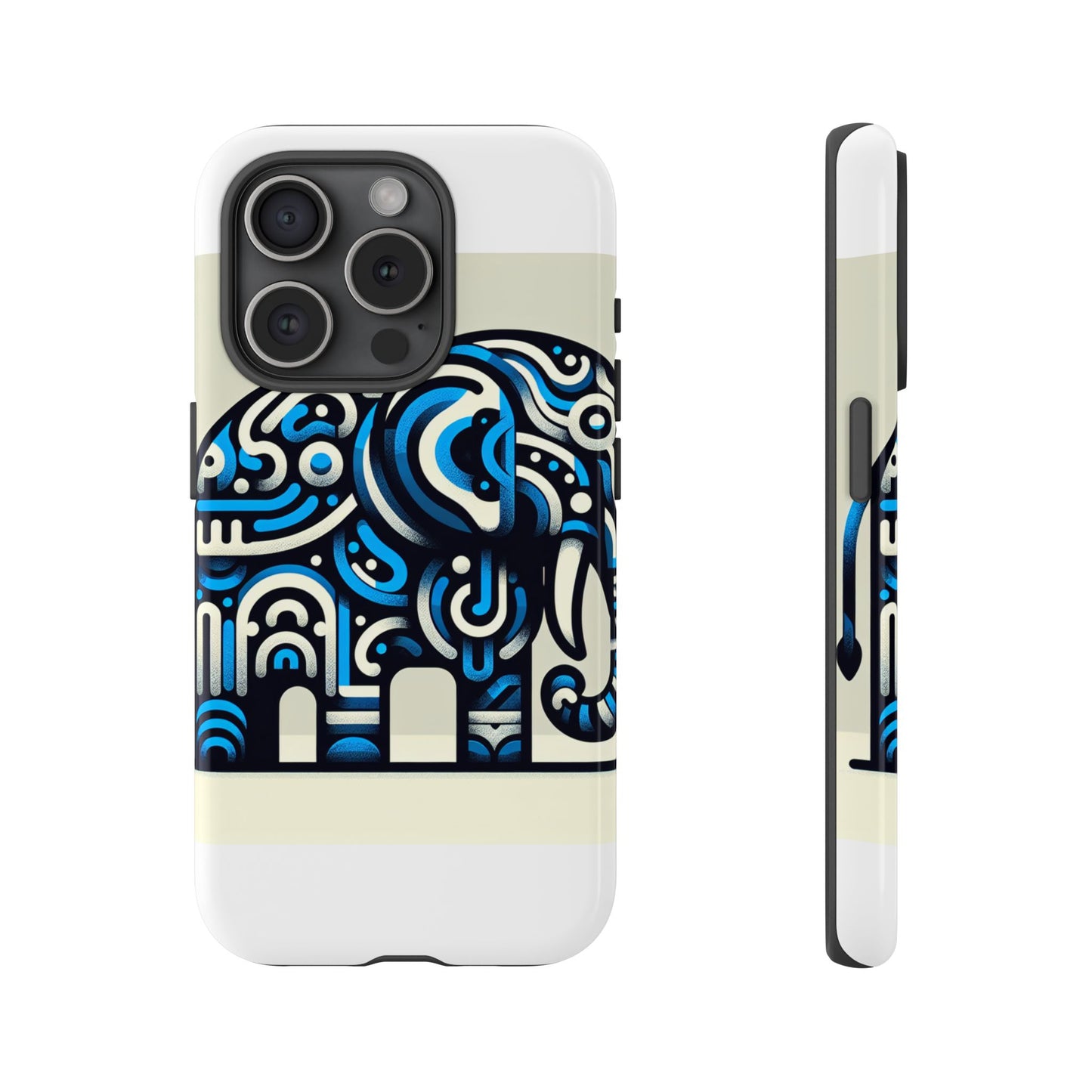 vibrant 3d elephant design protective phone case for stylish protection compatible with iphone 13, 14, 15 & 16 – all models including pro, pro max & plus