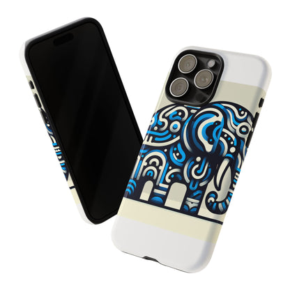 Vibrant 3D Elephant Design Protective Phone Case for Stylish Protection Compatible with iPhone 13, 14, 15 & 16 – all models including Pro, Pro Max & Plus