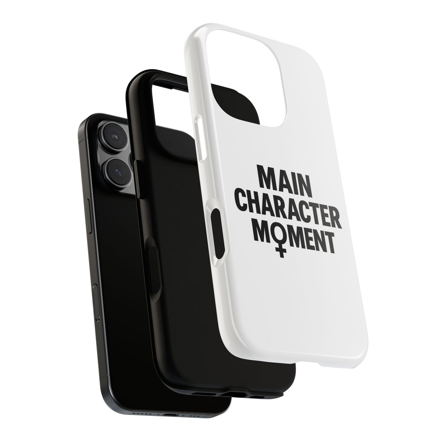 main character moment phone case - tough, trendy protection