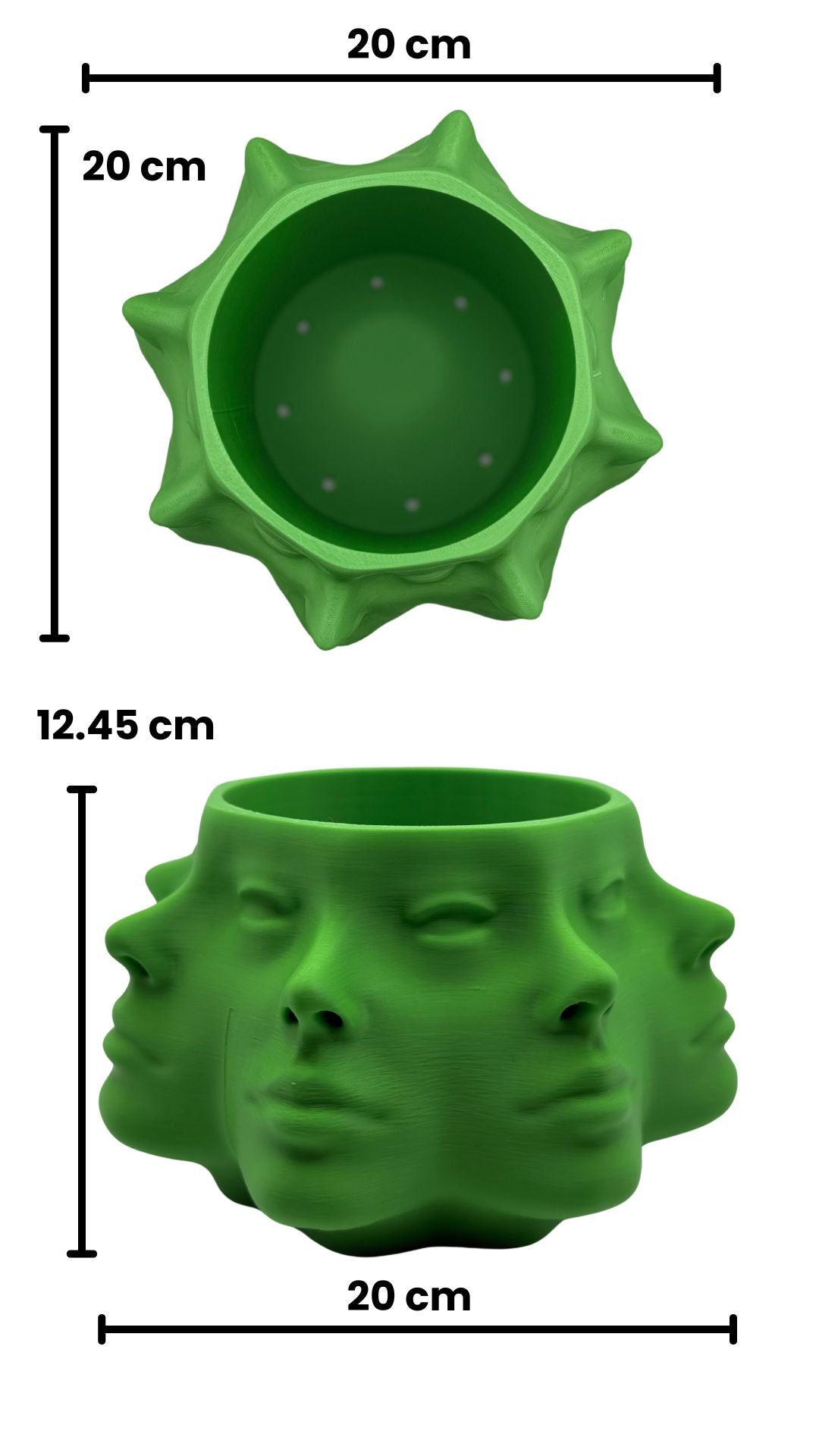 multi-face planter – a striking statement piece for modern spaces