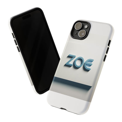 Vibrant 3D Lettering Phone Case in Blue Design for Stylish Protection Compatible with iPhone 13, 14, 15 & 16 – all models including Pro, Pro Max & Plus