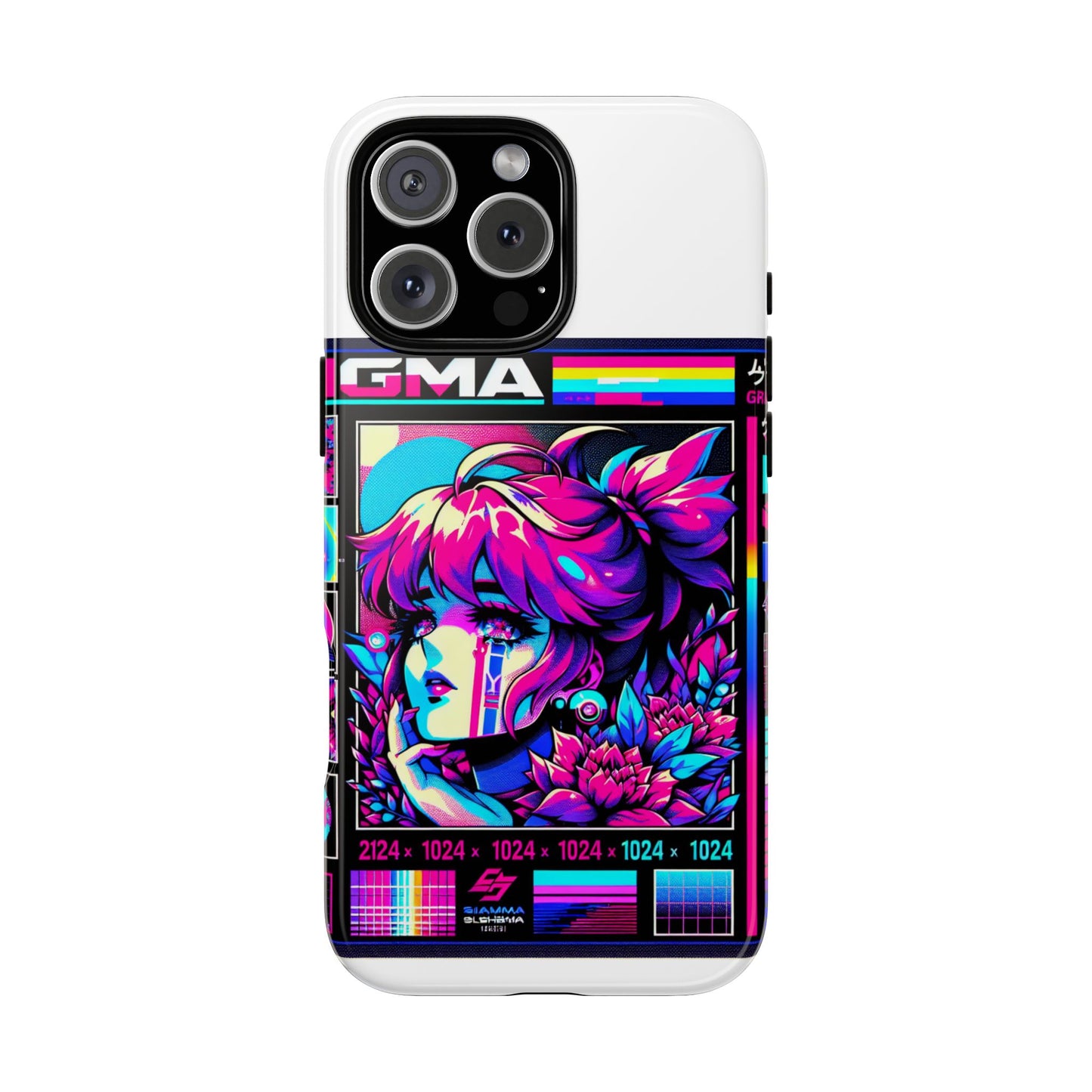 sigma grindset 3d wrap protective phone case for anime lovers, durable shock absorption, uv protected, stylish accessory for unique self-expression