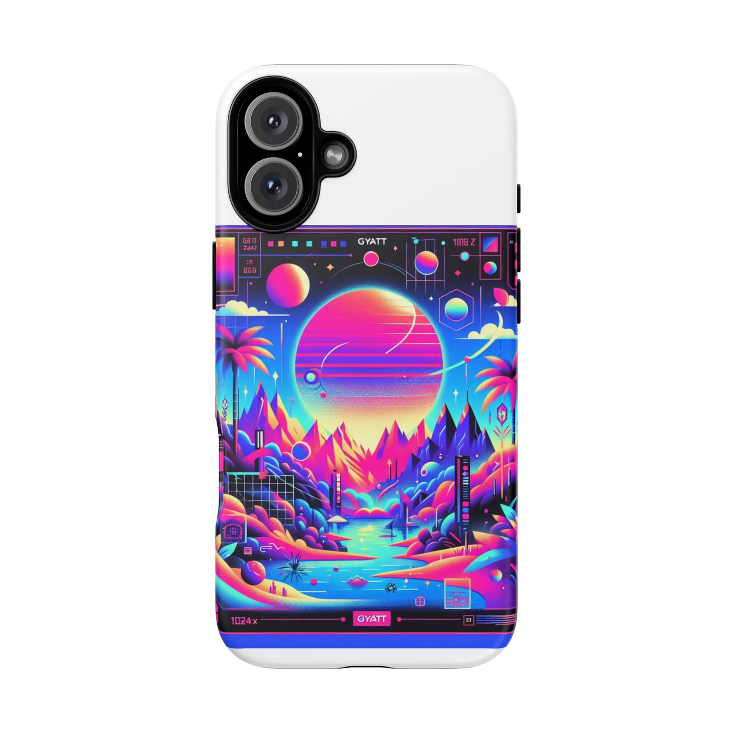 gyatt alert 3d wrap protective phone case for anime lovers