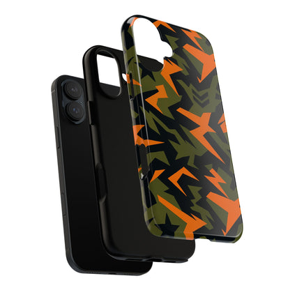 Military Camouflage 3D Wrap Protective Phone Case for Bold Expression and Unique Style Compatible with iPhone 13, 14, 15 & 16 – All Models Including Pro, Pro Max & Plus