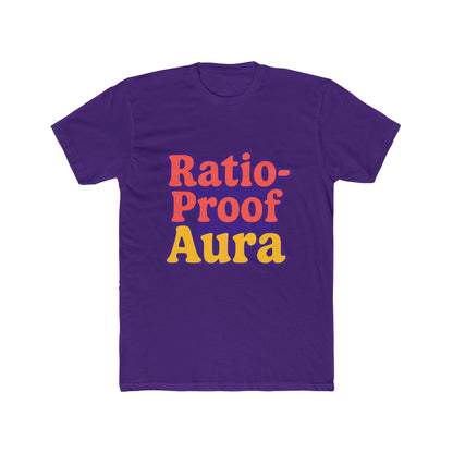 Ratio-Proof Aura Unisex T-Shirt - Funny Meme Purple Tee for Trendsetters
