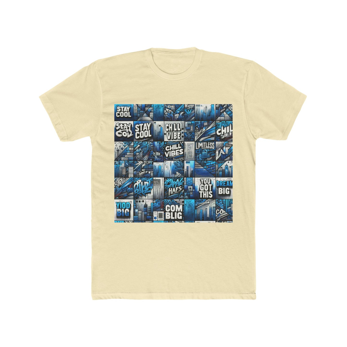 aesthetic blue unisex t-shirt – stylish premium cotton tee for men & women, comfortable everyday wear