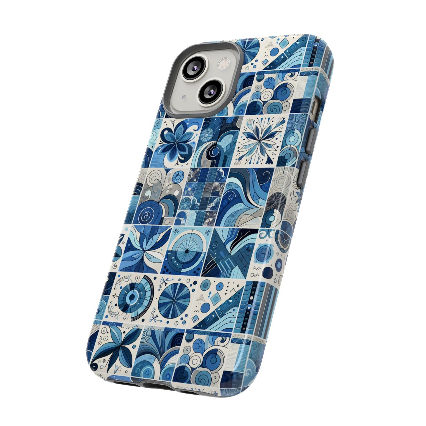 pattern image 9 vibrant 3d phone case for anime and comic fans - stylish shockproof cover with artistic mosaic design, compatible with iphone 13, 14, 15 & 16 – all models including pro, pro max & plus