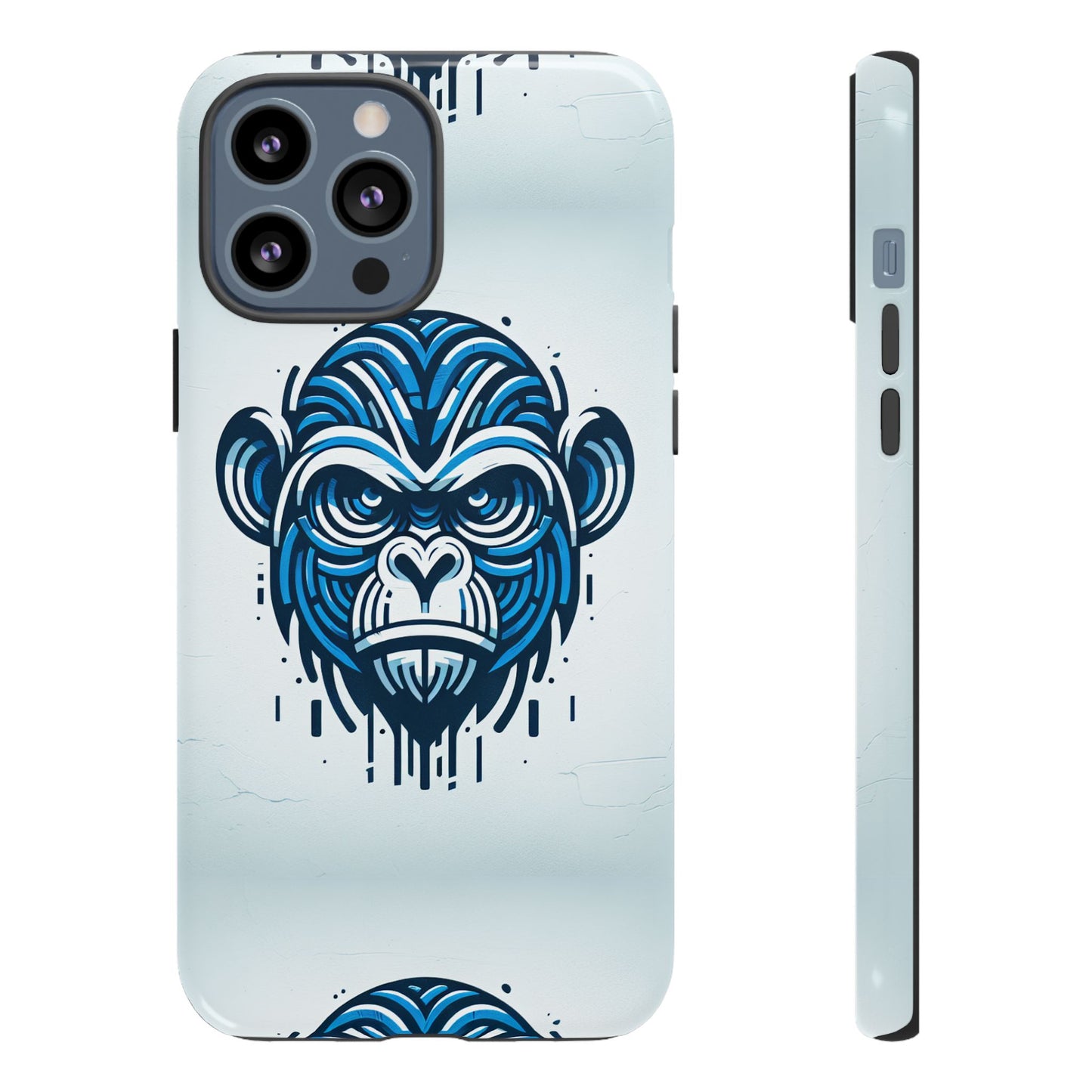 blue animal create 21 3d wrap phone case for kids and teens shockproof uv protected durable silicone cover with retro anime and comic inspired design