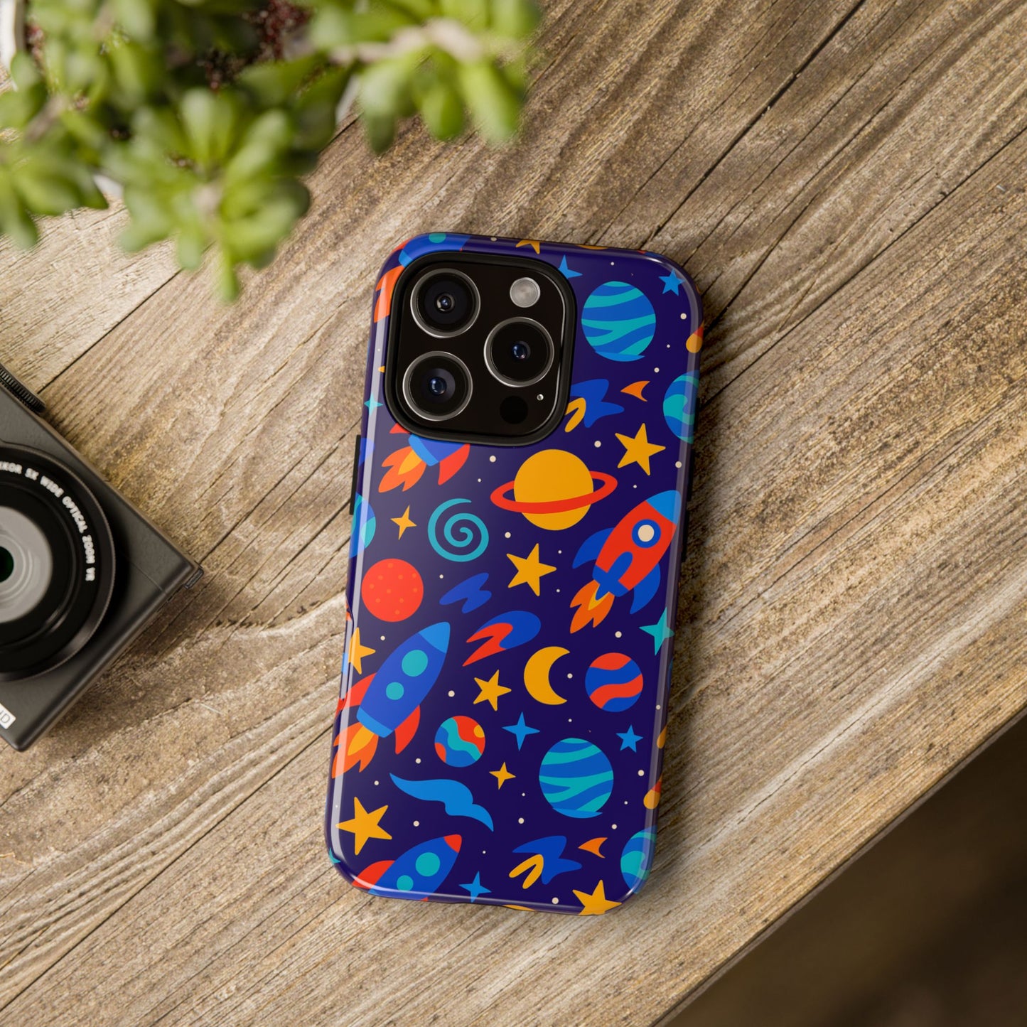 vibrant space theme protective phone case with 3d wrap design for unique expression compatible with iphone 13, 14, 15 & 16 – all models including pro, pro max & plus
