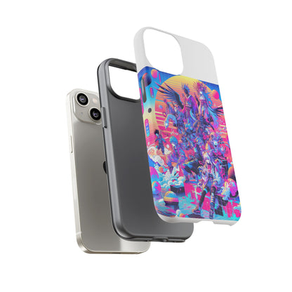 Zero Npc Energy Vibrant 3D Protective Phone Case for Anime Lovers