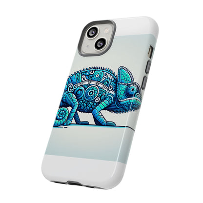 Vibrant 3D Chameleon Print Glossy Phone Case for Eye-Catching Protection Compatible with iPhone 13, 14, 15 & 16 – all models including Pro, Pro Max & Plus