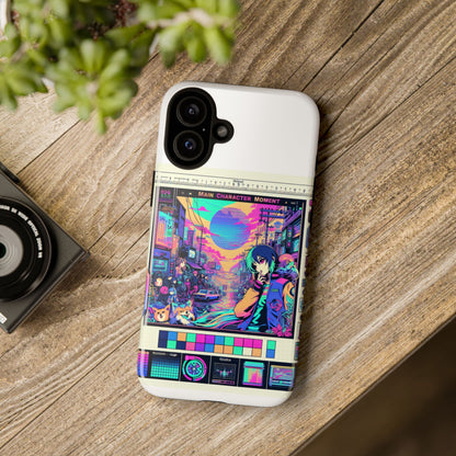 Main Character Moment Protective Phone Case, 3D Wrap Design, Durable TPU Silicone, UV Protected, Anime and Comic Inspired, Unique Gift for Tech Enthusiasts