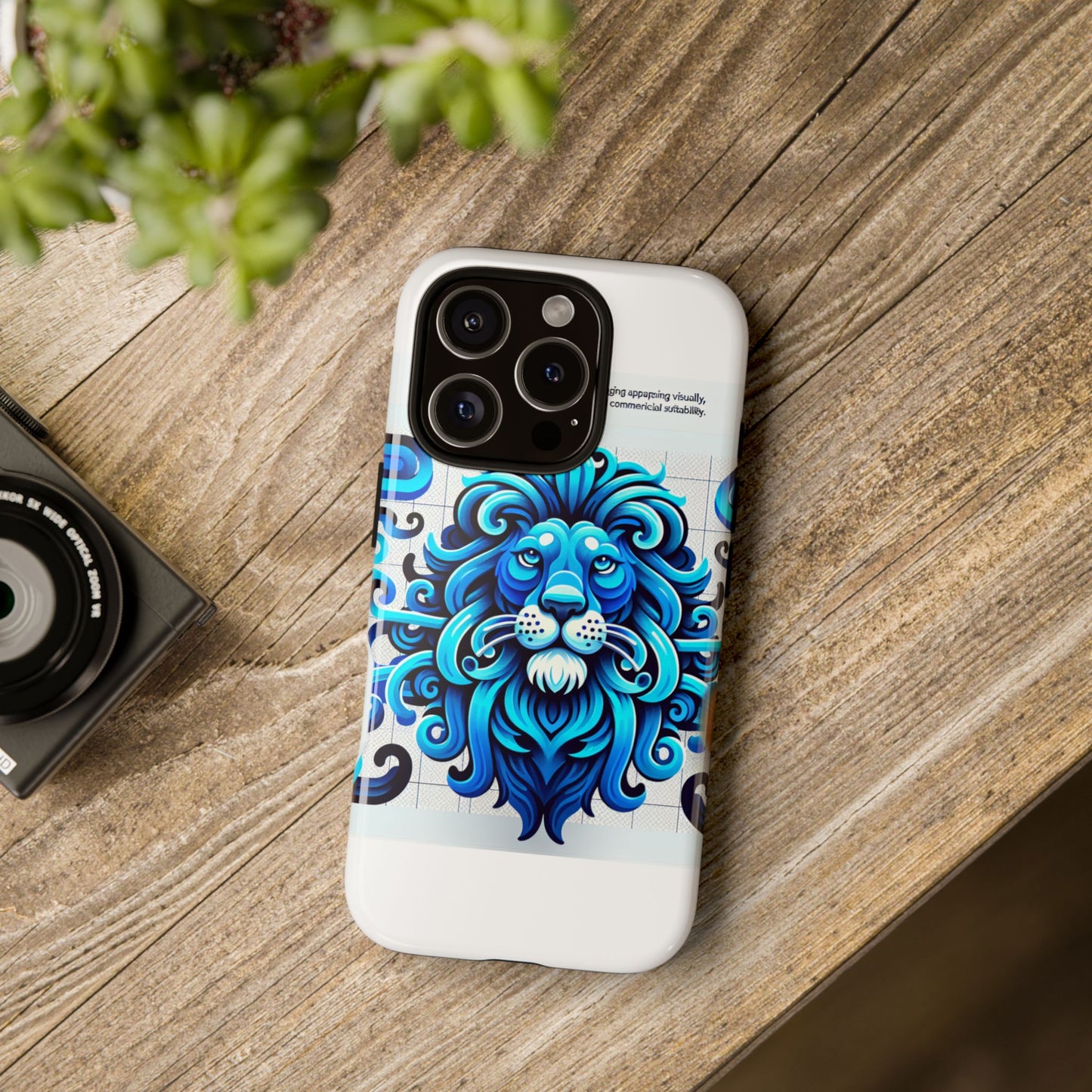 vibrant 3d lion art phone case for stylish protection and self-expression compatible with iphone 13, 14, 15 & 16 – all models including pro, pro max & plus