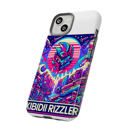 Skibidi Rizzler Protective Phone Case with 3D Wrap Design, Shock Absorbing TPU Silicone, UV Protected, Ideal Gift for Anime and Comic Culture Fans
