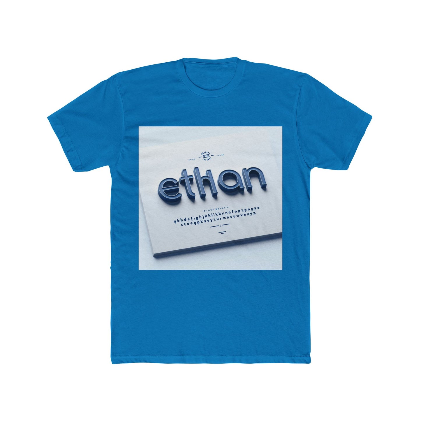 alphabet blue 42 unisex t-shirt - perfect team spirit tee for fans, comfortable casual wear