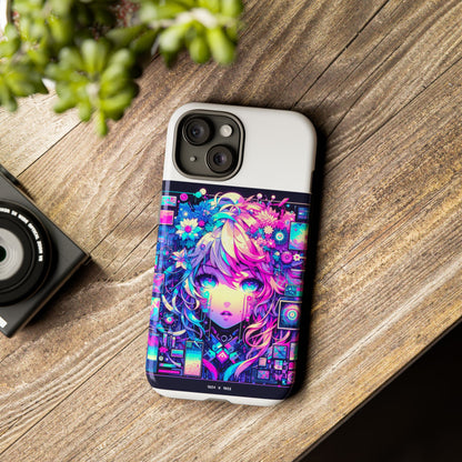 Ai Generated Still Slays Protective Phone Case for Anime Lovers, Vibrant 3D Wrap Design, Durable Shock Absorption, UV Protected, Glossy or Matte Finish