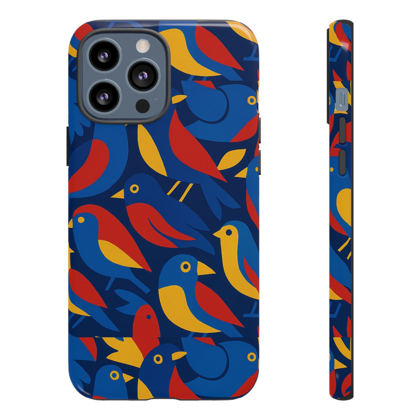 vibrant 3d wrap protective phone case with colourful bird design stylish accessory for men and women compatible with iphone 13, 14, 15 & 16 – all models including pro, pro max & plus