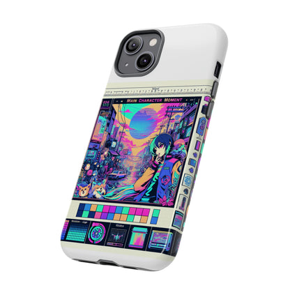 Main Character Moment Protective Phone Case, 3D Wrap Design, Durable TPU Silicone, UV Protected, Anime and Comic Inspired, Unique Gift for Tech Enthusiasts