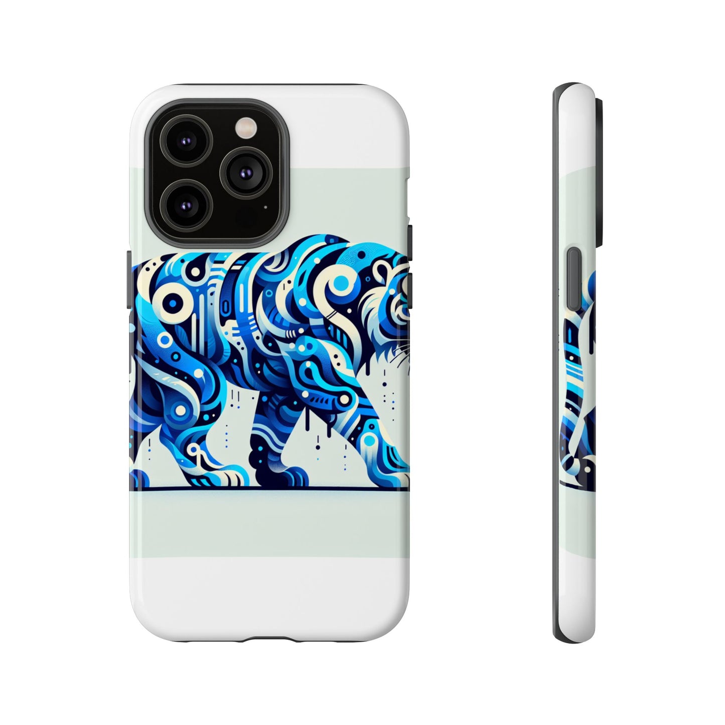 vibrant 3d wrap protective phone case with colourful tiger design stylish accessory for men and women compatible with iphone 13, 14, 15 & 16 – all models including pro, pro max & plus