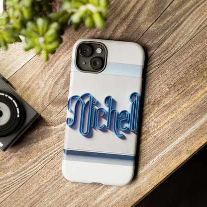 Vibrant 3D Glossy Phone Case in Retro Blue Design Stylish Protection Accessory Compatible with iPhone 13, 14, 15 & 16 – all models including Pro, Pro Max & Plus