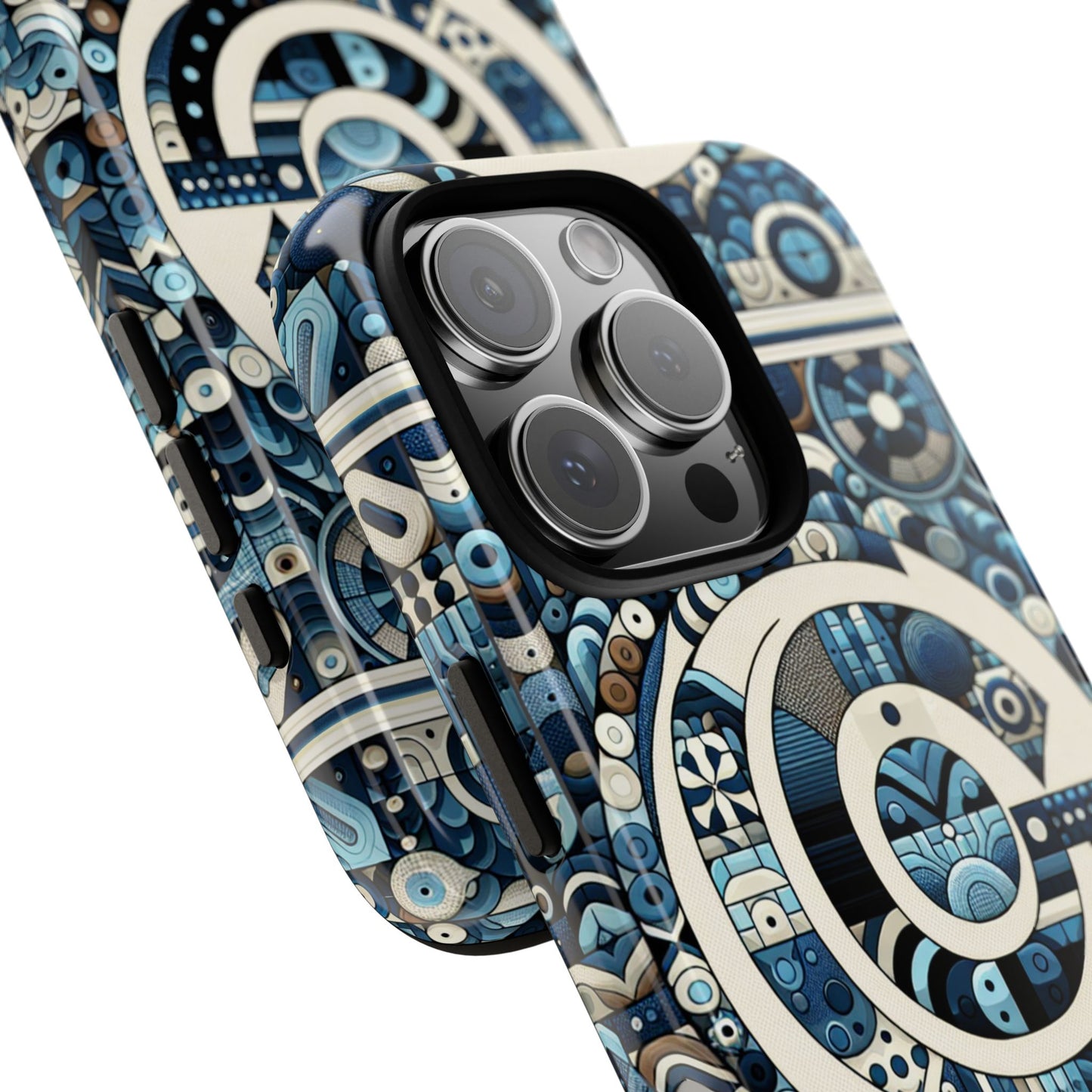 blue letter alphabet c phone case for smartphone protection shock absorption durable silicone cover with 3d wrap design