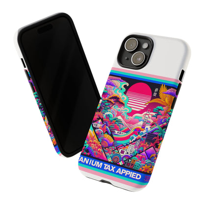 Fanum Tax Applied Protective Phone Case, 3D Wrap Design, Durable Silicone Liner, UV Protected, Shock Absorbing, Fun Anime and Comic Style, Ideal Gift for Tech Enthusiasts