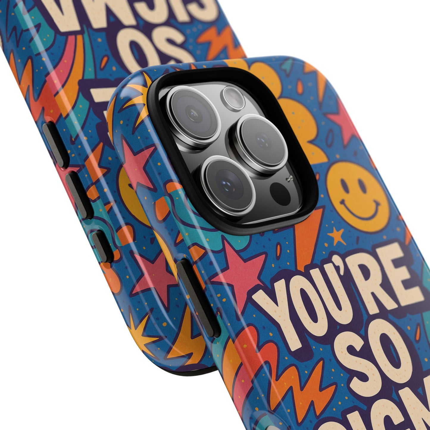 sigma vibes phone case - colorful fun design for trendsetters, durable protection, lightweight, vibrant graphics, ideal gift for friends and family, perfect for active lifestyle