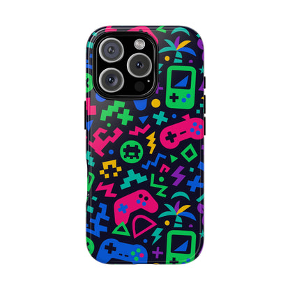 Vibrant 3D Gaming Design Protective Phone Case for Creative Expression and Stylish Protection, Compatible with iPhone 13, 14, 15 & 16 – all models including Pro, Pro Max & Plus