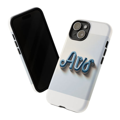 Vibrant 3D Wrap Protective Phone Case in Retro Blue Design – Trendy Accessory for Fashion-Forward Users Compatible with iPhone 13, 14, 15 & 16 – all models including Pro, Pro Max & Plus