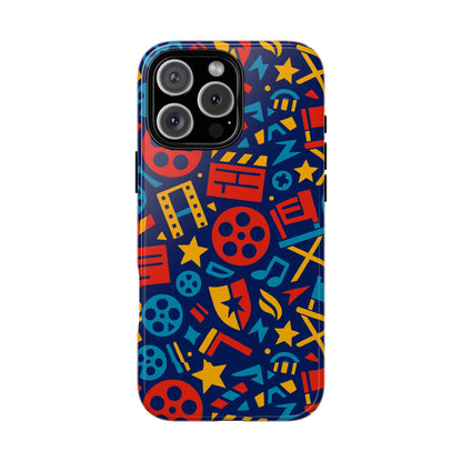 Vibrant 3D Movie Icons Protective Phone Case for Kids and Adults – Stylish Accessory – Compatible with iPhone 13, 14, 15 & 16 – all models including Pro, Pro Max & Plus