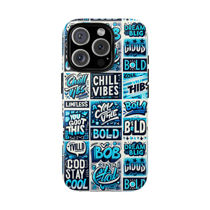 Blue Pattern Image 8 Vibrant 3D Wrap Phone Case for Men Women Shock Absorbing Durable Silicone Cover with UV Protection
