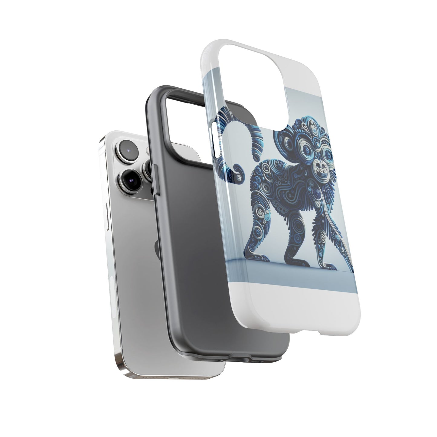vibrant 3d wrap protective phone case with unique monkey design – stylish accessory for men and women compatible with iphone 13, 14, 15 & 16 – all models including pro, pro max & plus